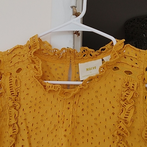 7/$50🌻Maeve by Anthropologie blouse sz 4 - Picture 3 of 17